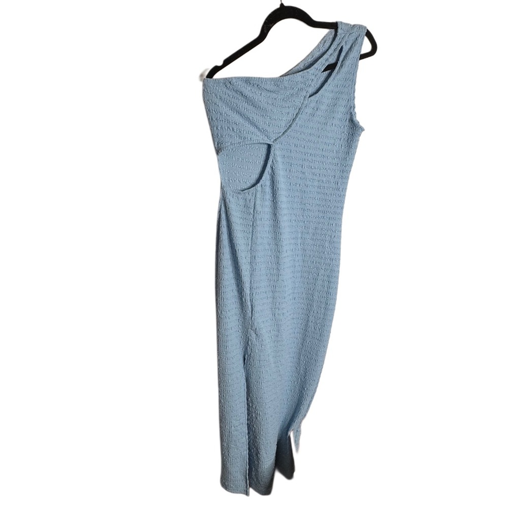 SHEIN Light Blue One-Shoulder Dress